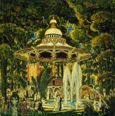 Gazebo on Central Park by Edward Middleton Manigault