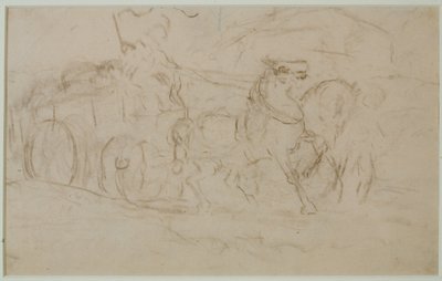 Horse and Cart (#9) by Edward Mitchell Bannister