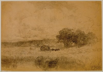Landscape, Woods (#13) c. 1880 by Edward Mitchell Bannister