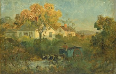 The Drinking Pool by Edward Mitchell Bannister