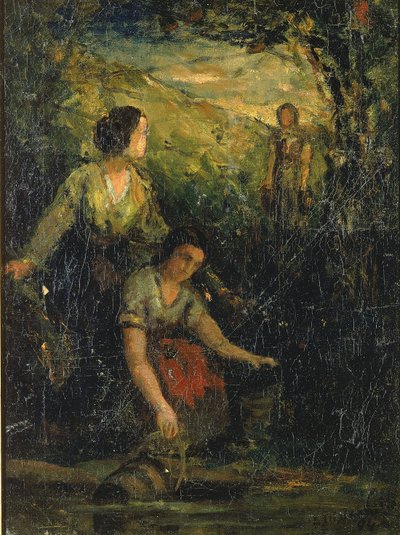 The Drinking Pool by Edward Mitchell Bannister