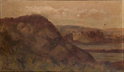 Untitled (landscape with rocks) by Edward Mitchell Bannister