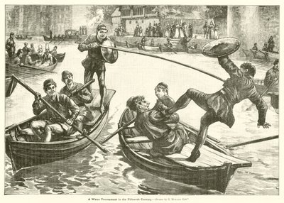 A water tournament in the fifteenth century by Edward Morant Cox