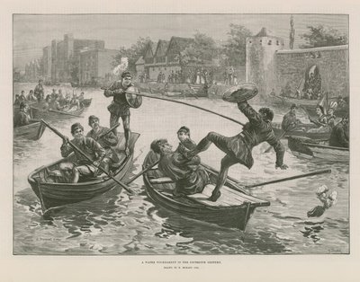 A water tournament in the fifteenth century by Edward Morant Cox