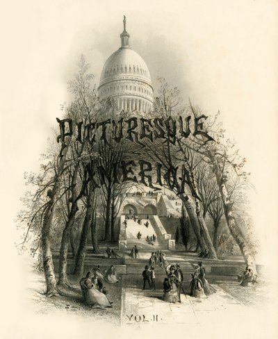 Dome of the Capitol, 1874 by Edward Paxman Brandard