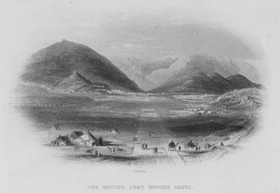 The British Army before Cabul by Edward Paxman Brandard