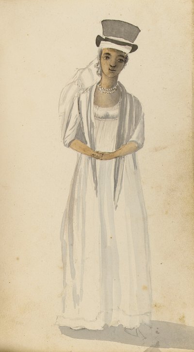 Portrait of a West Indian lady by Edward Pelham Brenton