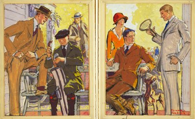 Advertisement for Hart, Schaffner & Marx Clothes, 1900 by Edward Penfield