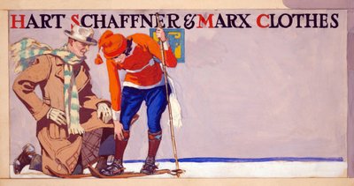 Advertisement for Hart, Schaffner & Marx Clothes, 1900 by Edward Penfield