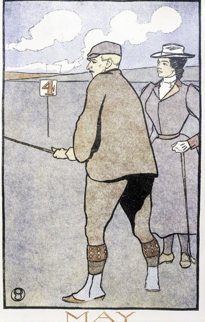 Couple Playing Golf - in 