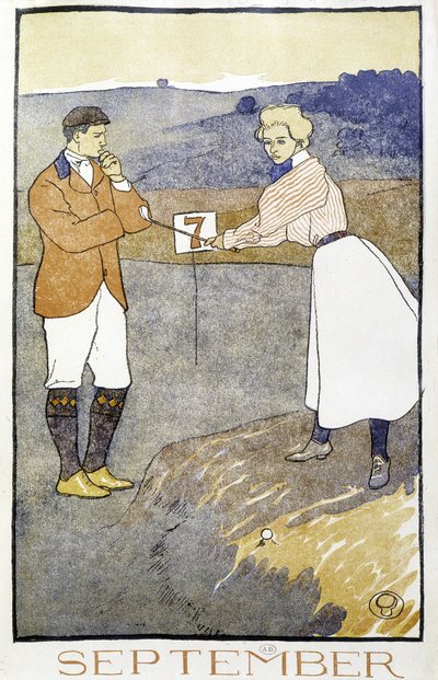Couple Playing Golf - in 