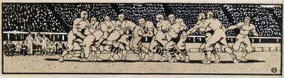Football Game by Edward Penfield