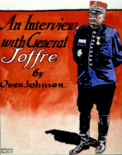 General Joffre, French military commander. Cover of 