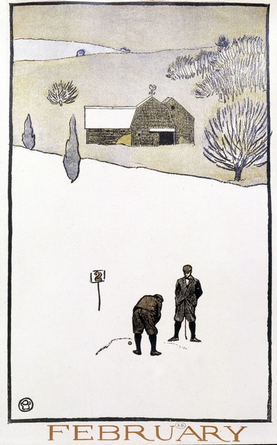 Golf in the Snow - in 