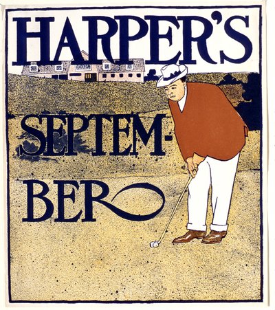 Man Playing Golf, September Harper