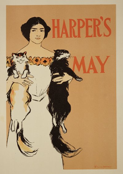 Reproduction of a poster advertising the May Issue of 