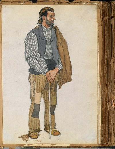 Sketch of a Spanish man, 1906 by Edward Penfield