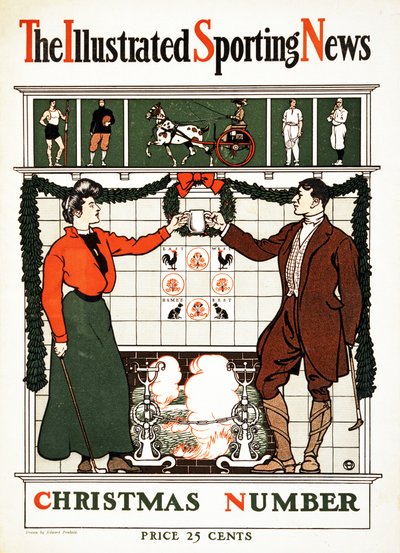 The Illustrated Sporting News, Christmas Number, 1900 by Edward Penfield