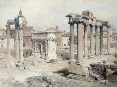 The Forum, Rome by Edward Pritchett