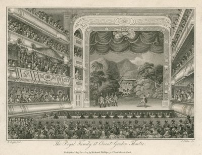 The Royal Family at Covent Garden Theatre, London by Edward Pugh