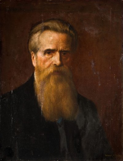 Portrait of the Artist Self Portrait by Edward R Taylor