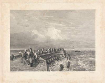 Calais Pier by Edward Radclyffe