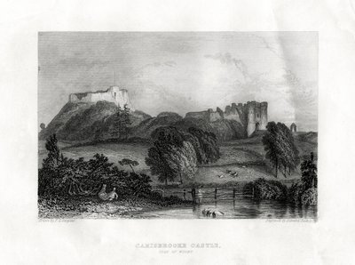 Carisbrooke Castle, Newport, Isle of Wight, 1860 by Edward Radclyffe