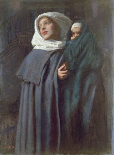 Mother and Child by Edward Robert Hughes