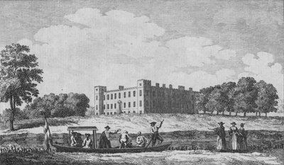 Sion House, viewed from opposite Isleworth Church by Edward Rooker