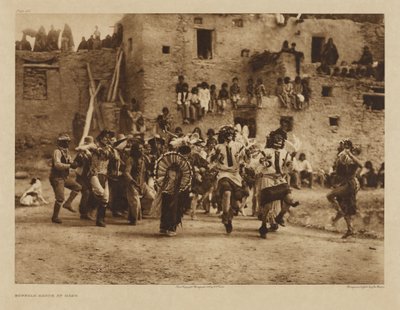 Buffalo Dance at Hano by Edward S. Curtis