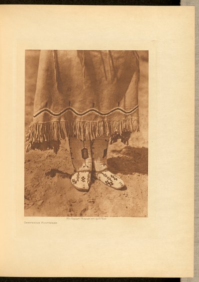 Cheyenne Footwear by Edward S. Curtis