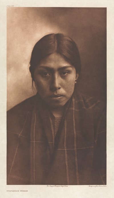 Portfolio IX, Plate 305: Suquamish Woman by Edward S. Curtis