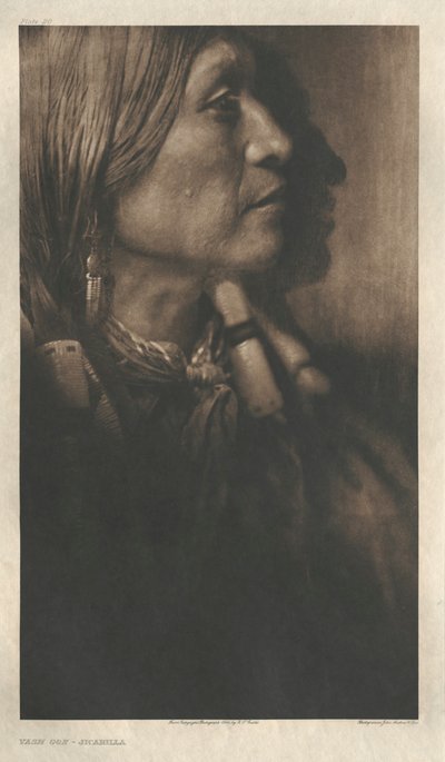 Portfolio I, Plate 20: Vash Gon-Jicarilla by Edward S. Curtis