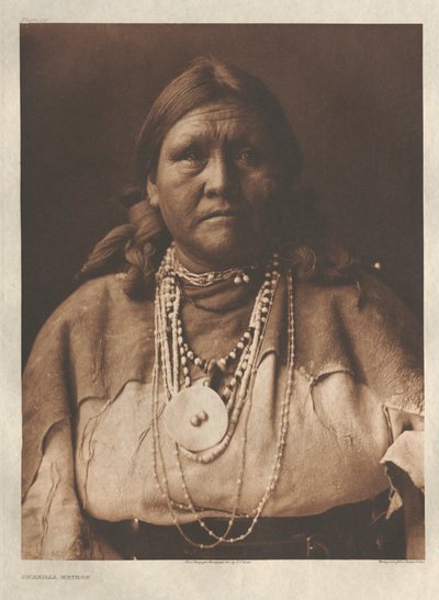 Portfolio I, Plate 23: Jicarilla Matron by Edward S. Curtis