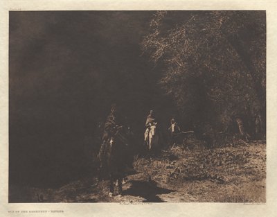 Out of the Darkness-Navaho (Portfolio I, Plate 37) by Edward S. Curtis