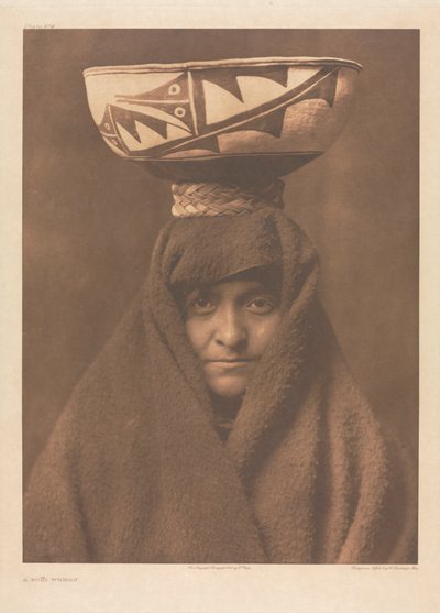 Portfolio XVII, Plate 614: A Zuñi Woman by Edward S. Curtis