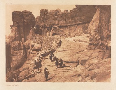 Portfolio XVI, Plate 570: Acoma Roadway by Edward S. Curtis