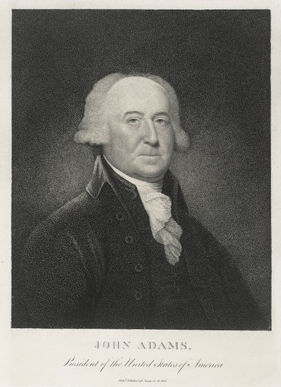 John Adams, Second President of the United States by Edward Savage