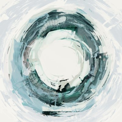 Fluid Aqua Circle by Edward Selkirk