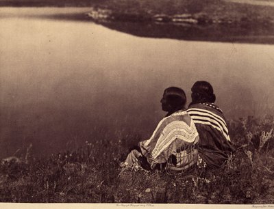 An idle hour - A moment of tranquility by Edward Sheriff Curtis