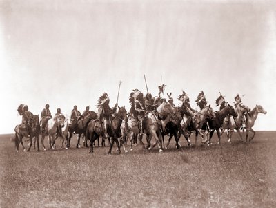 Brule Sioux War Party by Edward Sheriff Curtis