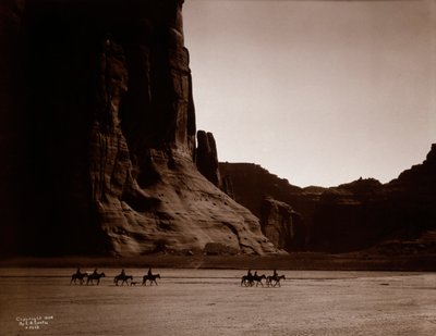 Canyon de Chelly - Navajo by Edward Sheriff Curtis