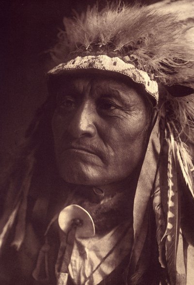 Crazy Thunder, a Sioux Teton by Edward Sheriff Curtis