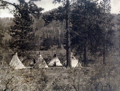 American Indians: Camp of the Spokan Indians by Edward Sheriff Curtis