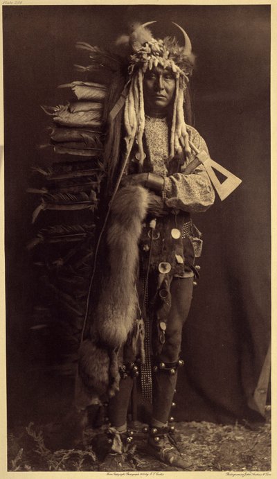 Iron Breast, Piegan. Photo from Volume 6 of the Encyclopedia Published by Edward S. Curtis on the Indians of North America by Edward Sheriff Curtis