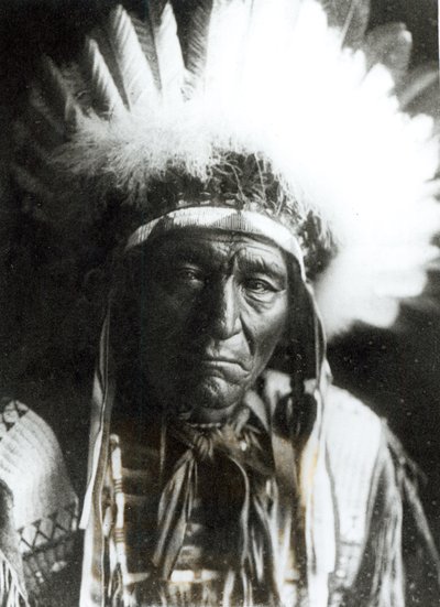 Iron Plume - Ogalala, Native American by Edward Sheriff Curtis