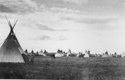 Piegan Camp, from 