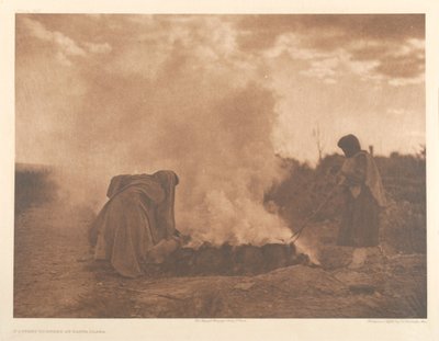 Pottery Burners at Santa Clara by Edward Sheriff Curtis