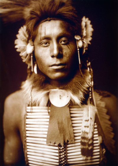 Sitting Eagle, Crow man by Edward Sheriff Curtis
