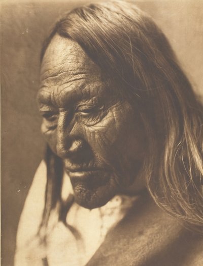 Two Strike, 1907 by Edward Sheriff Curtis